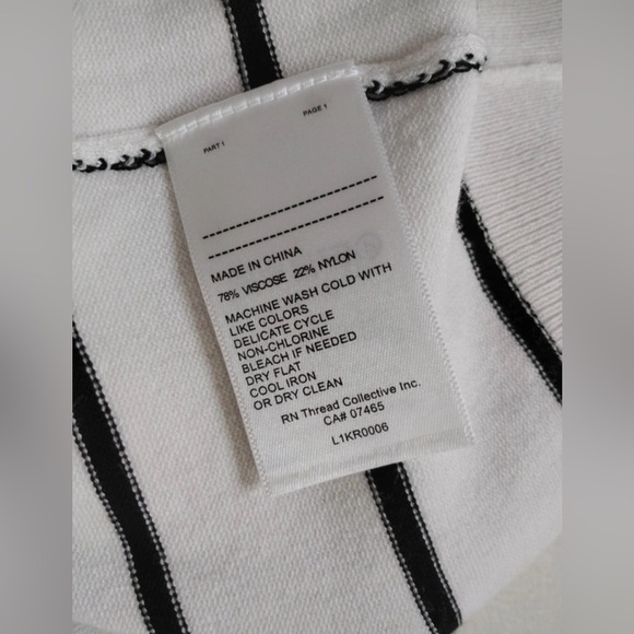 Laundry by Shelli Segal Striped Sleeveless Tie Neck Sweater Top Medium - Picture 12 of 12